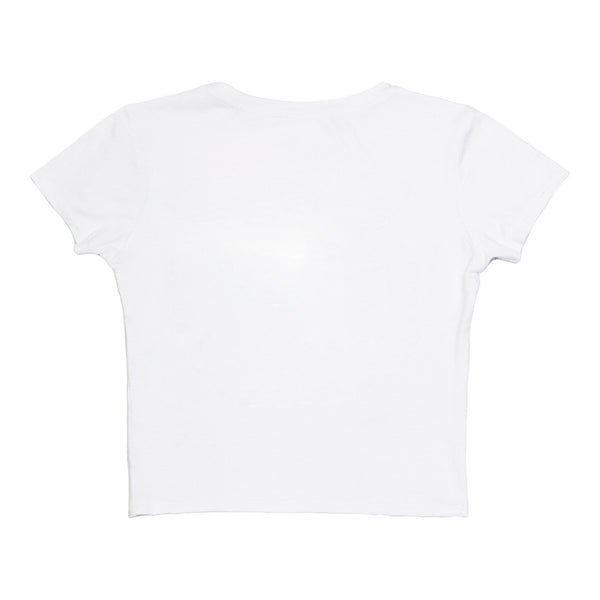 AUTHENTIC  WOMEN'S SCRIPT CROPPED TEE